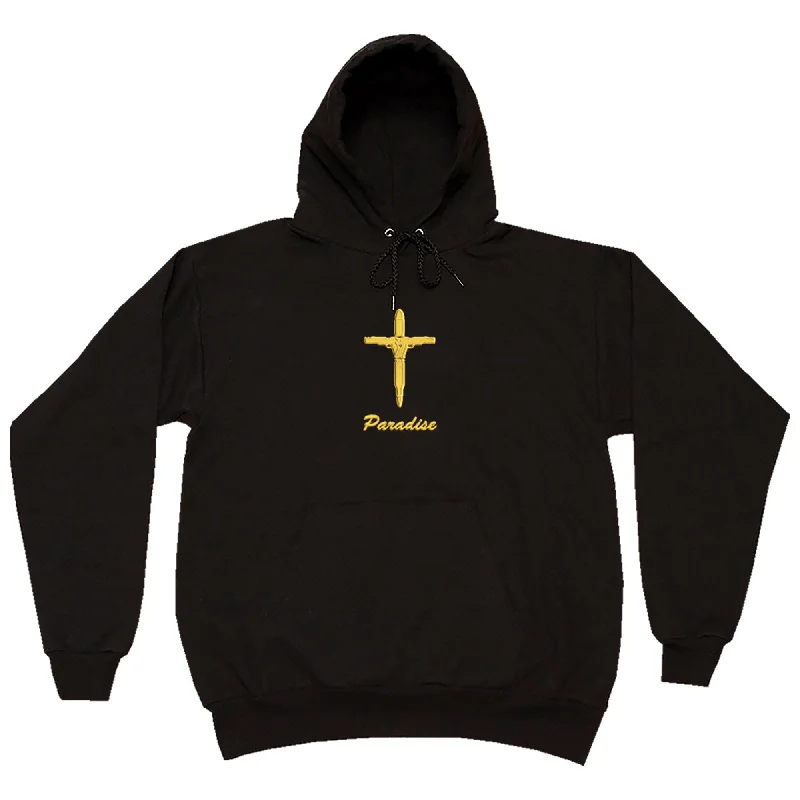 Bright Colors Gold Crucifix Hoodie