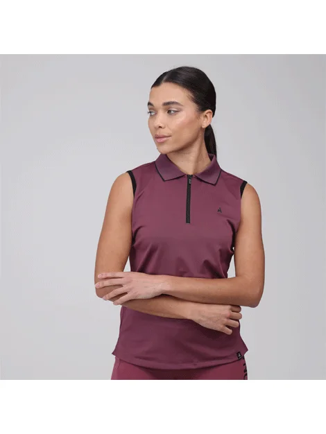 Street Fashion Aubrion React Sleeveless Tech Polo - Ladies
