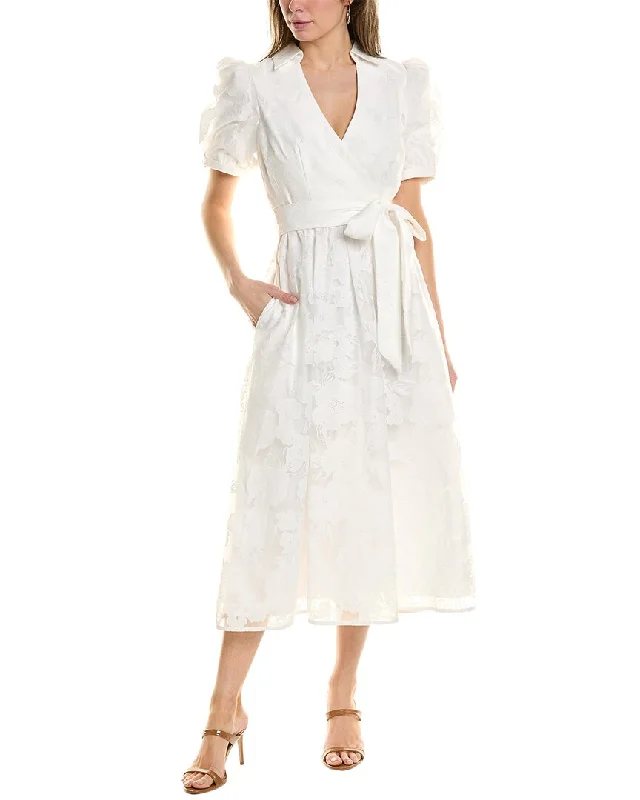 Youthful Style Badgley Mischka Surplice Midi Dress