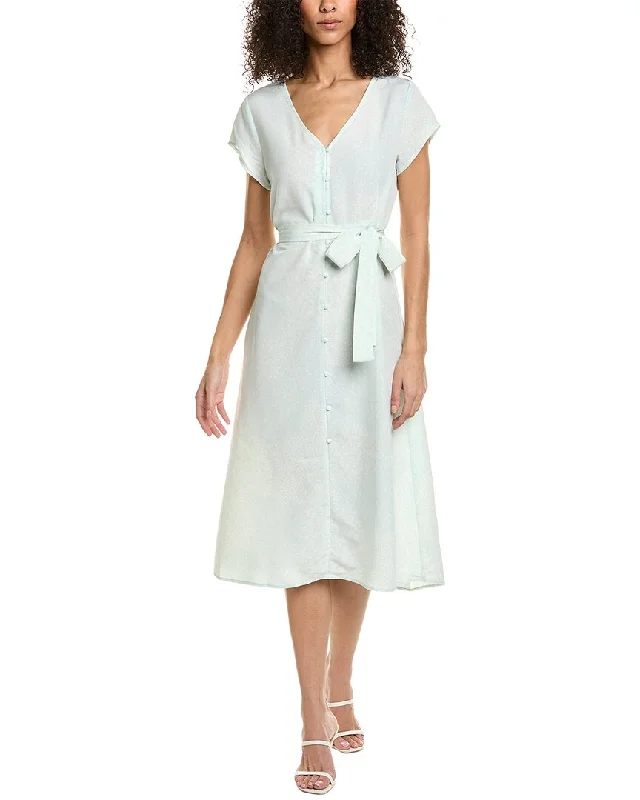 Celebrity Style Bobeau Button-Down Dress