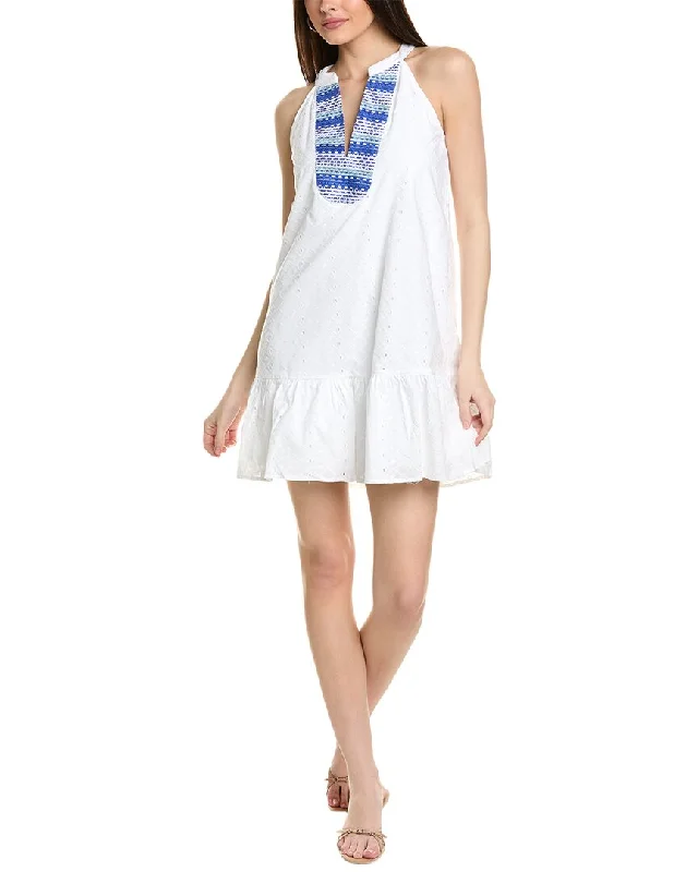 High-end Wear Cabana Life Essentials Embroidered Shift Dress