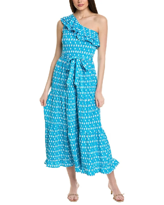 Summer Selection Cabana Life One-Shoulder Maxi Dress