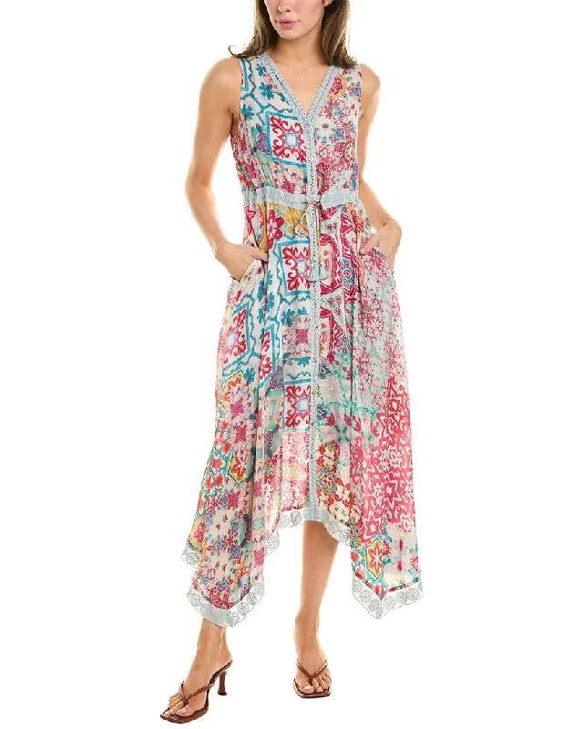 Minimal Classic Johnny Was Vanessa Shirtdress