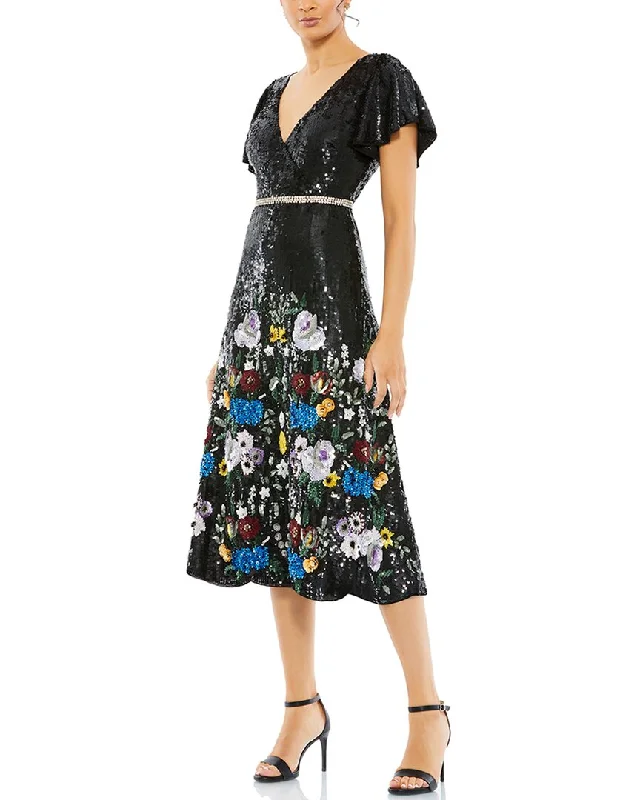 Integrated Design Mac Duggal Embellished Cocktail Dress