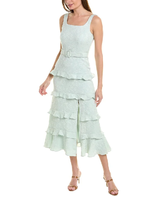 Fashion Concept Maison Tara Jacquard Maxi Dress