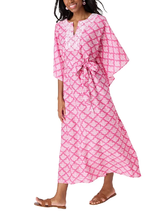 High-end Wear Roller Rabbit Jemina Nella Silk-Blend Caftan
