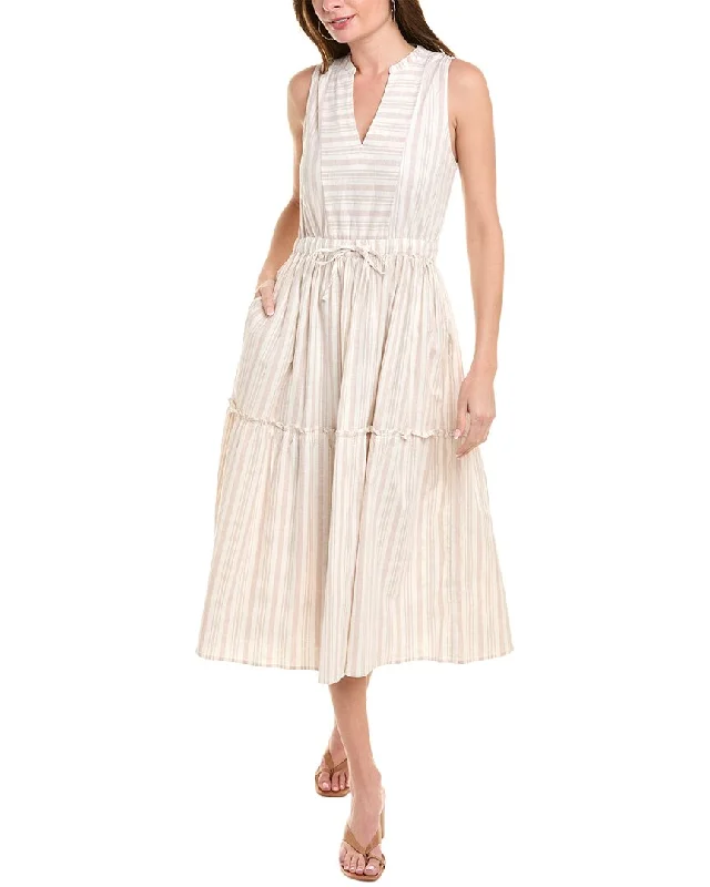 Luxury Fashion Splendid Lula Linen-Blend Midi Dress