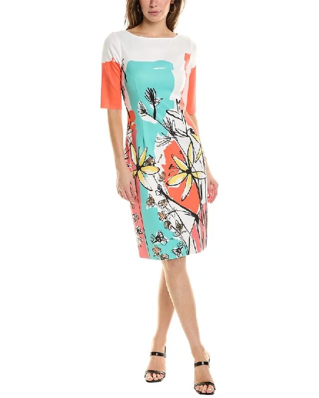 Fashionable And Fashionable Teri Jon by Rickie Freeman Scuba Sheath Dress