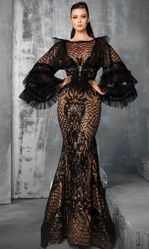Sports Style MNM Couture 2653 - Ruffled Mermaid Formal Dress