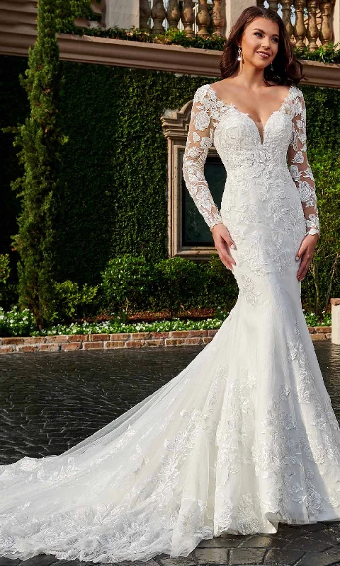 High-end Wear Rachel Allan Bridal RB3155 - Lace Detailed Bridal Gown