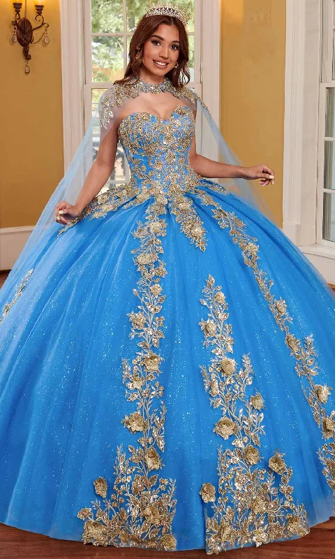 Fashion Must-have Rachel Allan RQ1111 - Sweetheart Quinceanera Ballgown with Cape