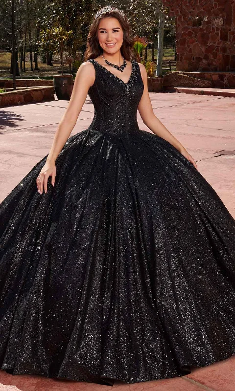Classic Items Rachel Allan RQ1127 - Embellished V-Neck Quinceanera Ballgown