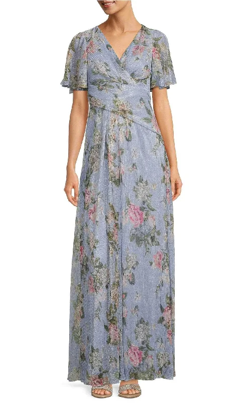 New Products Adrianna Papell AP1E209735 - Short Sleeve Asymmetric Dress