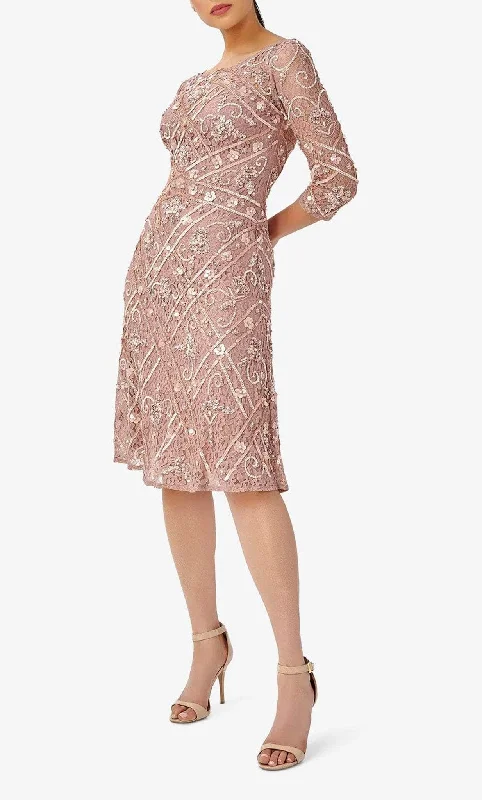 Must-have For Autumn And Winter Adrianna Papell AP1E209857 - Beaded Sequin Dress