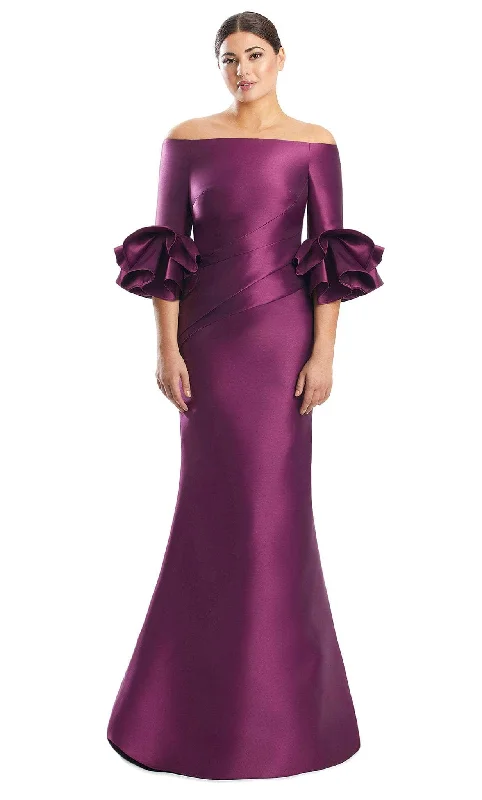High-end Customization Alexander by Daymor 1758S23 - Off-Shoulder Dress