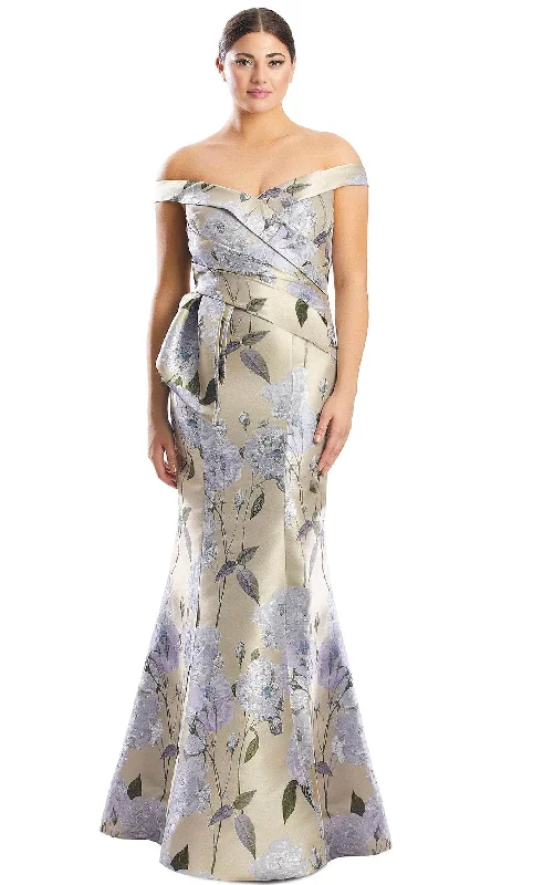 Fashionable And Fashionable Alexander by Daymor 1767S23 - Floral Mermaid Dress