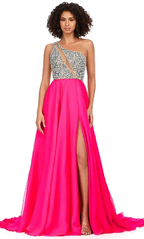 Tropical Style Ashley Lauren 11245 - A-line Chiffon Gown
