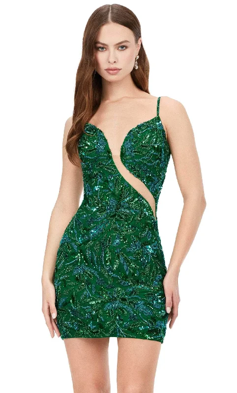 Fashion Pioneer Ashley Lauren 4589 - Beaded Dress