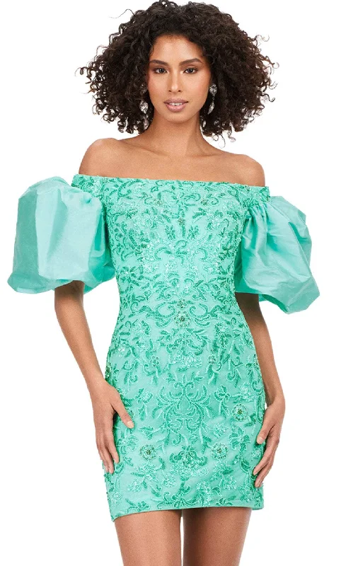 High-quality Design Ashley Lauren 4609 - Off Shoulder Dress