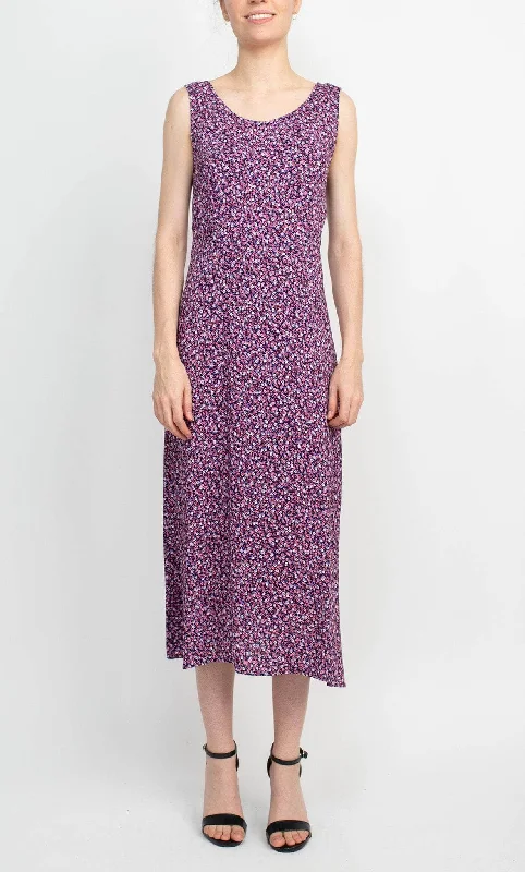 Street Fashion Connected Apparel TFZ74707M1 - Floral Dress