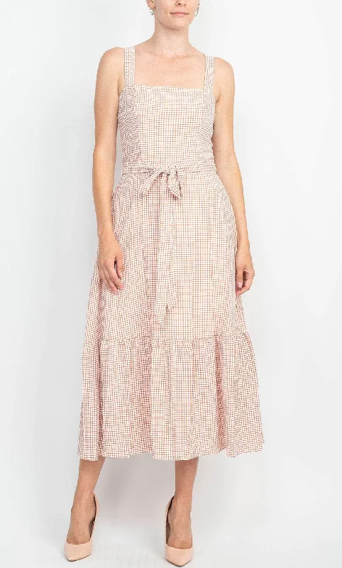 Youthful Vitality London Times T6220M - Midi Crepe Long Dress