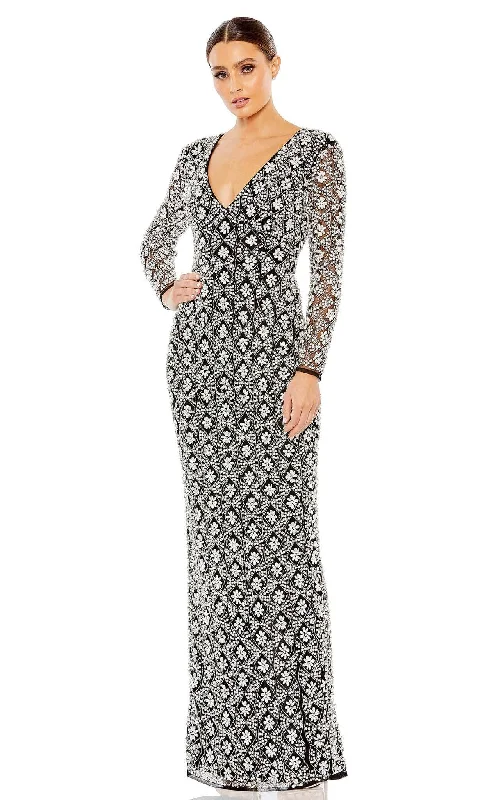 Practical Style Mac Duggal 93808 - Rhinestone-Detailed Dress