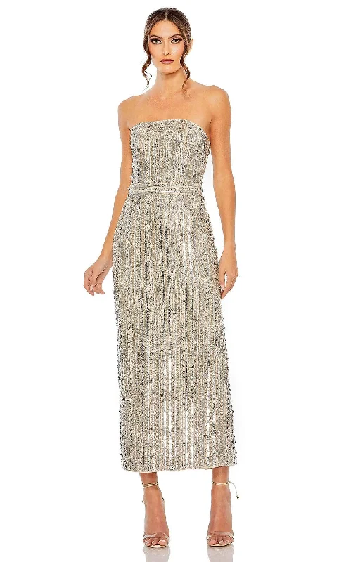 Minimal Style Mac Duggal 93831 - Strapless Embellished Gown