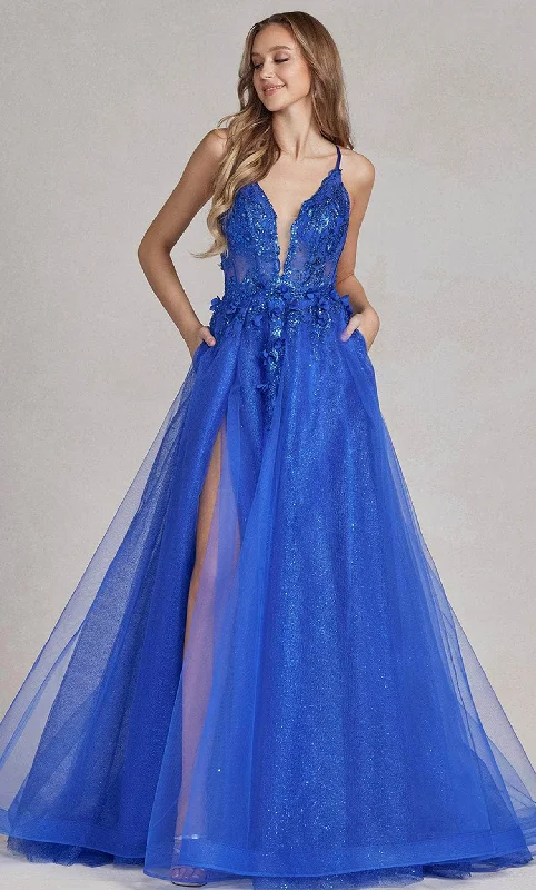 Design Trend Nox Anabel C1113 - Plunging Neck Gown