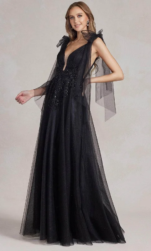 High Street Series Nox Anabel E1075 - Tulle Appliqued Dress