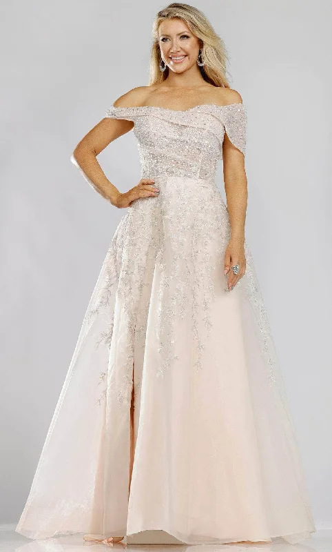 Sports And Leisure Terani Couture 231E0608 - Embroidered Lace Long Gown