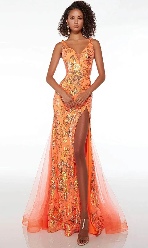 Classic Design Alyce Paris 61549 - Sequin Sheath Evening Dress